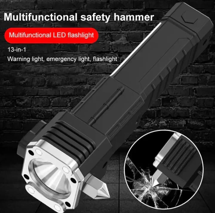 Multiunctional 8 in 1 Portable Bright Torch