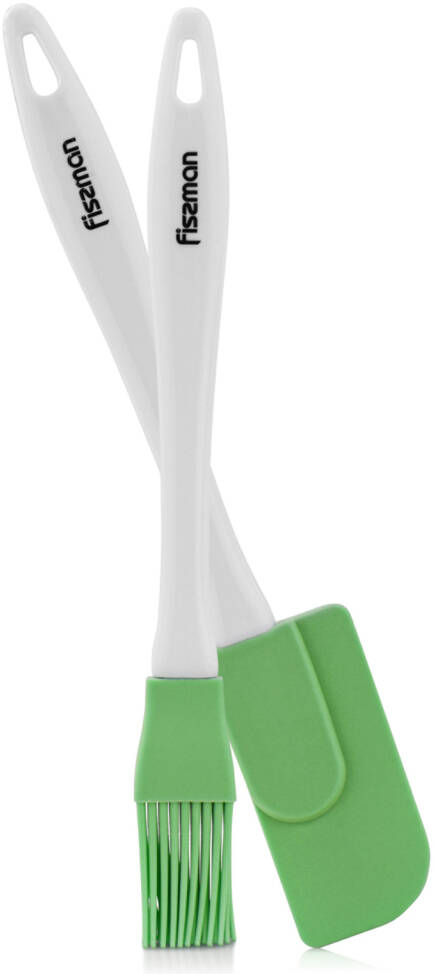Fissman Brush And Spatula Perfect Set For Bakin Green 24cm
