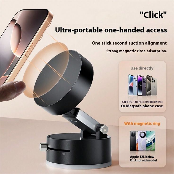 Magnetic Suction Car Phone Mount
