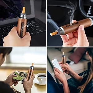 Portable Ashtray, Ash Catching Cigarette Holder, Windproof Fireproof Ash Tray Handheld Cigarettes Ash Catcher for Travel, Home, Office, Car